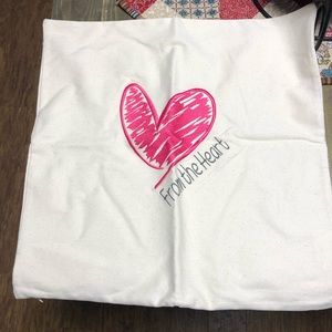 Thirty-one statement canvas pillow covers